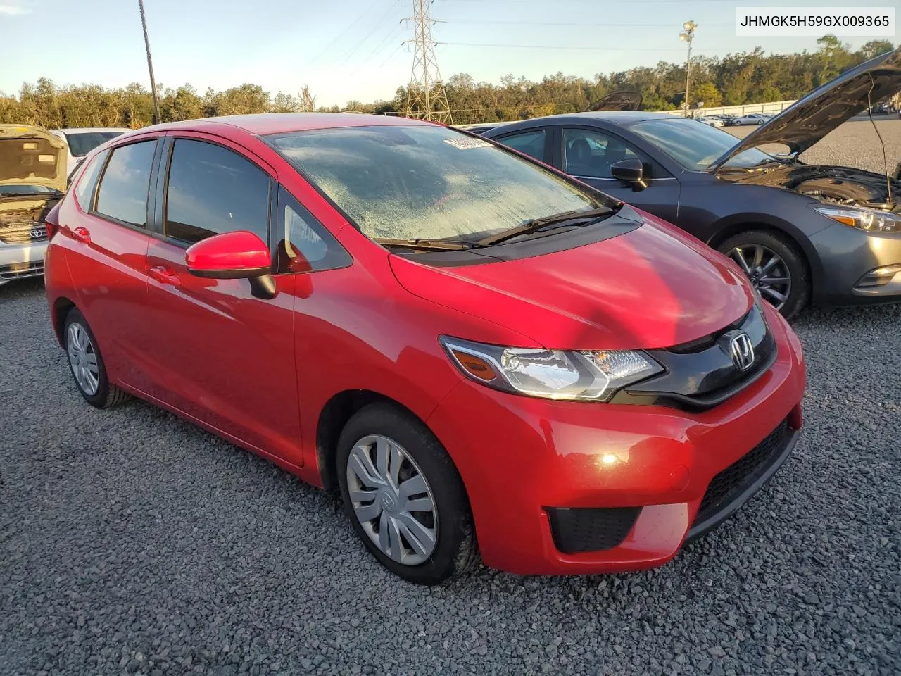 2016 Honda Fit Lx VIN: JHMGK5H59GX009365 Lot: 74800044