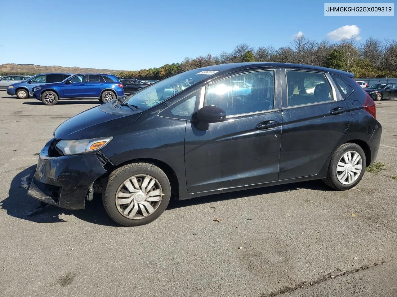 2016 Honda Fit Lx VIN: JHMGK5H52GX009319 Lot: 74914174