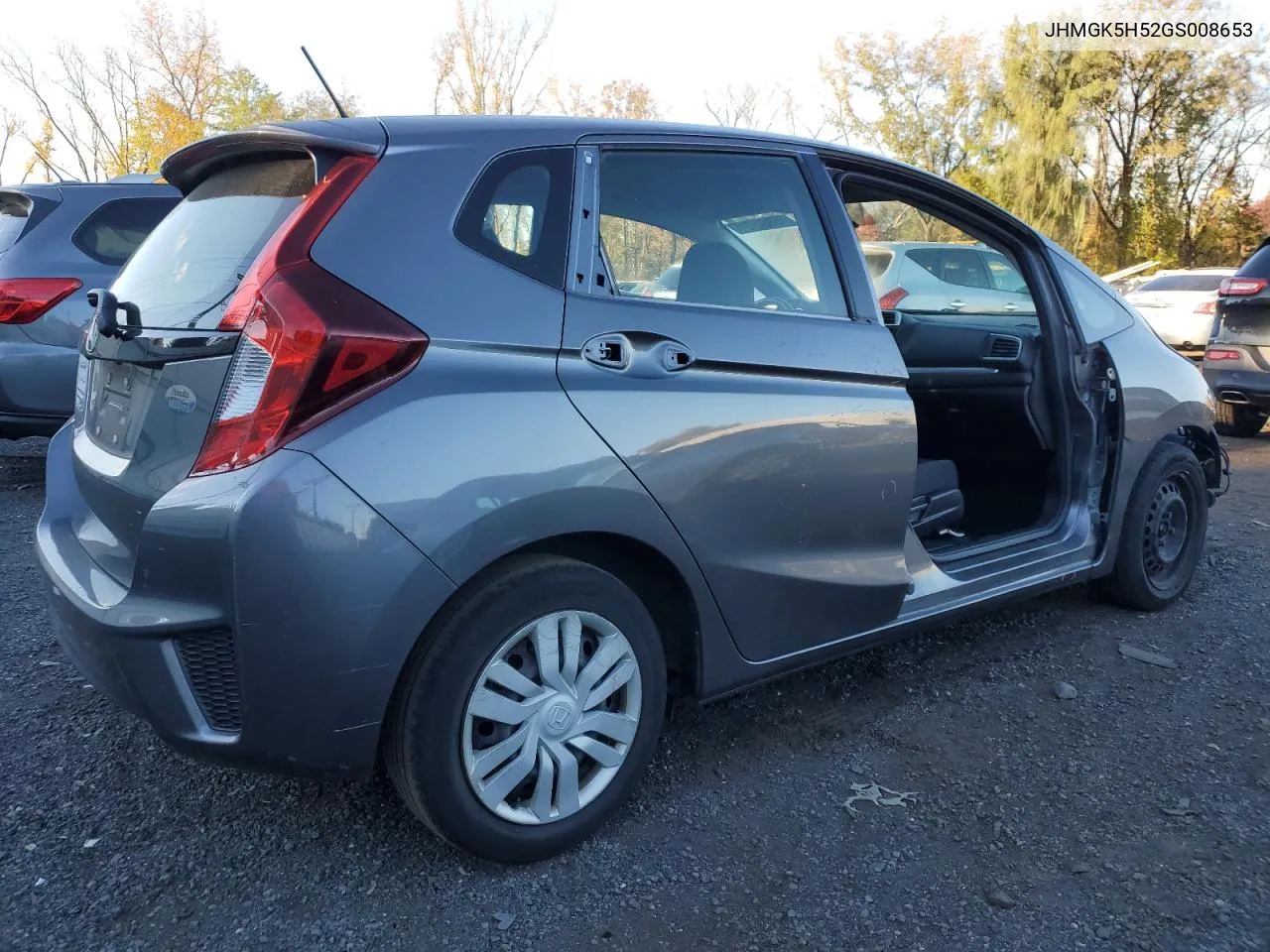 2016 Honda Fit Lx VIN: JHMGK5H52GS008653 Lot: 75000724