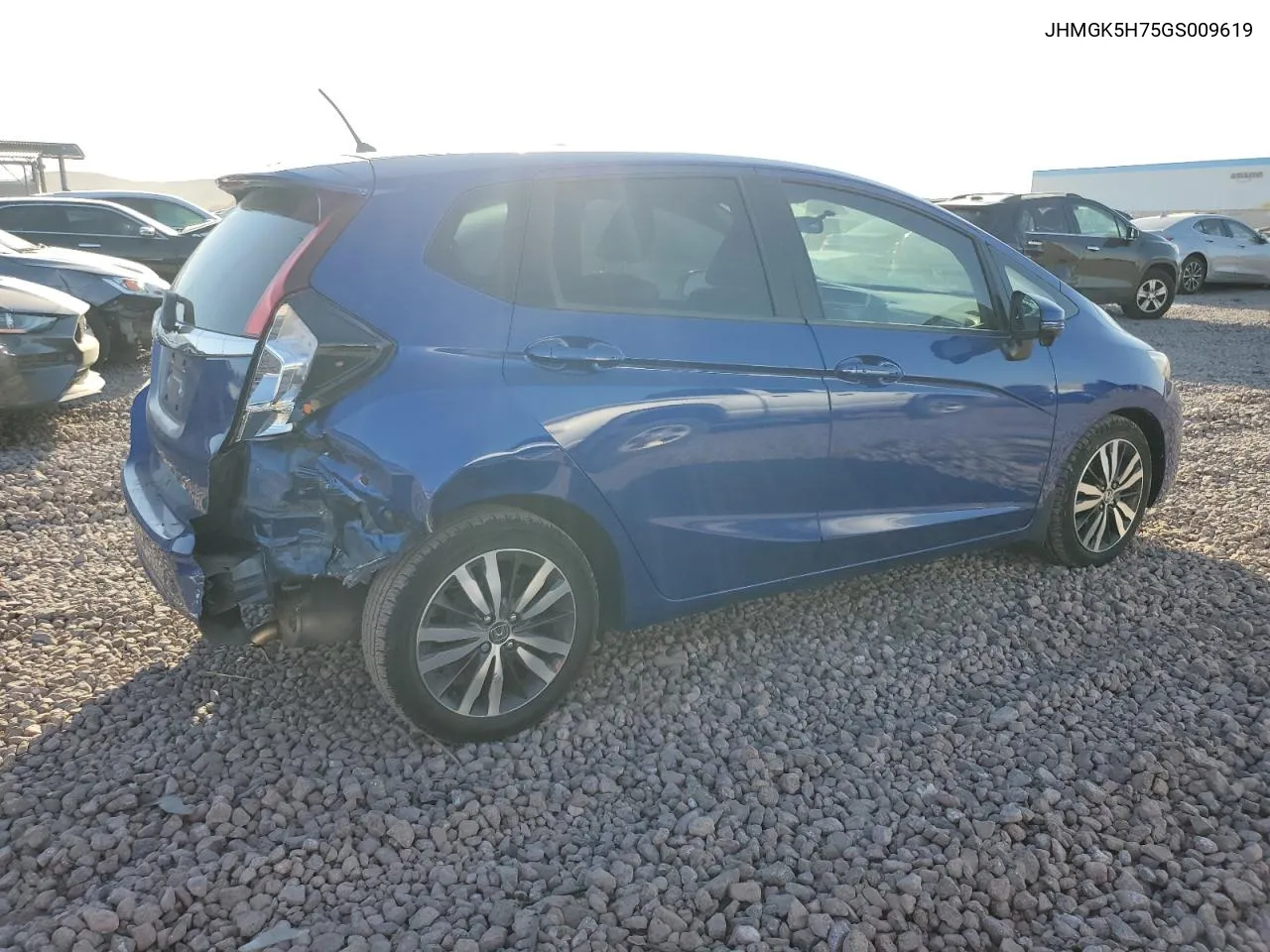 2016 Honda Fit Ex VIN: JHMGK5H75GS009619 Lot: 75059804