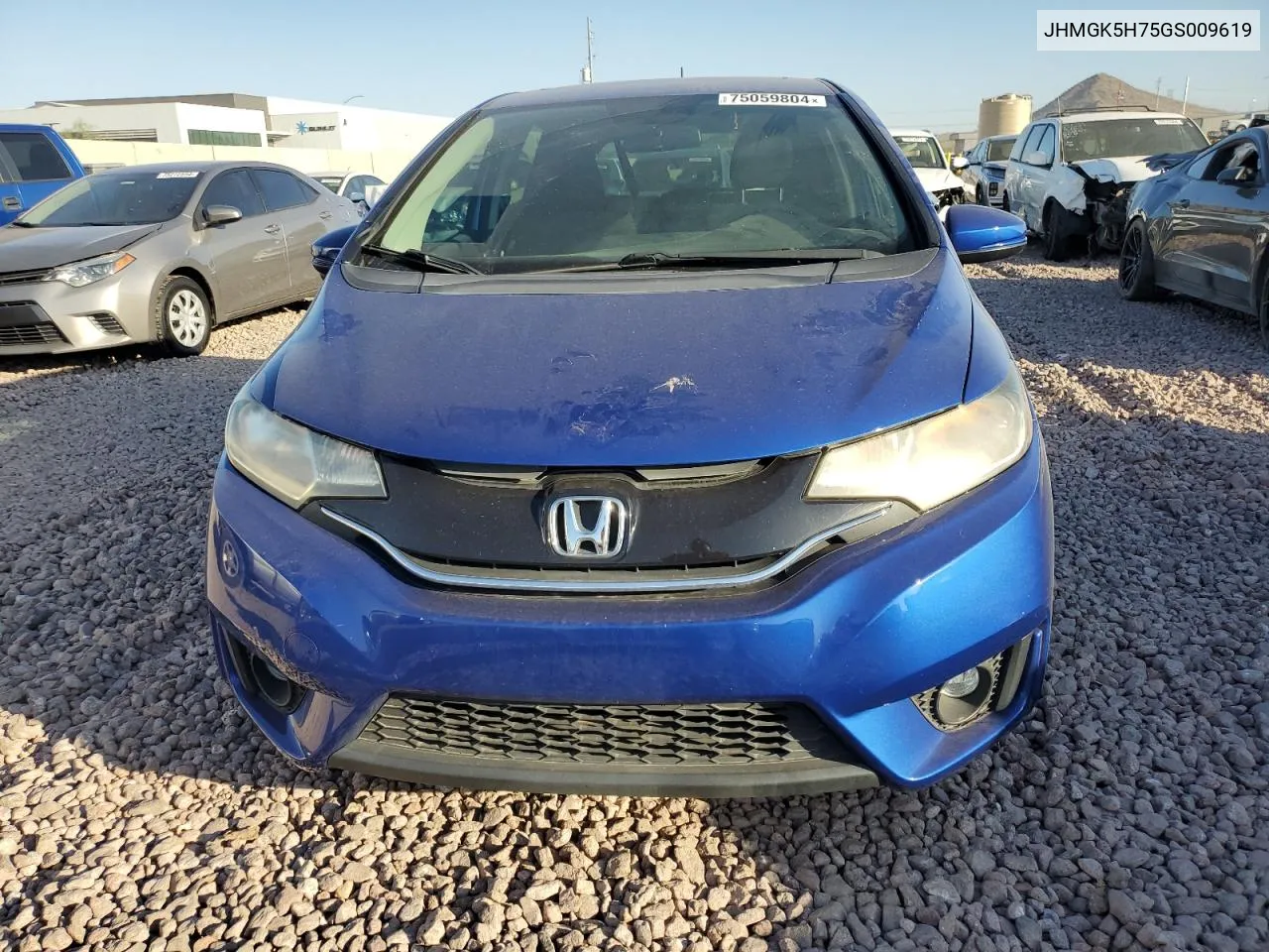 2016 Honda Fit Ex VIN: JHMGK5H75GS009619 Lot: 75059804