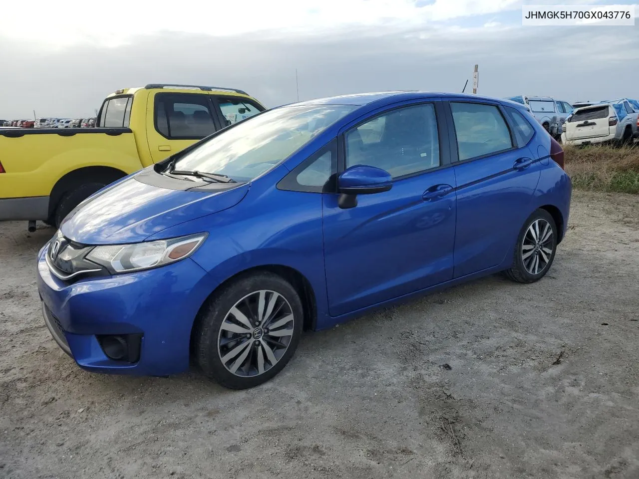 2016 Honda Fit Ex VIN: JHMGK5H70GX043776 Lot: 75359104