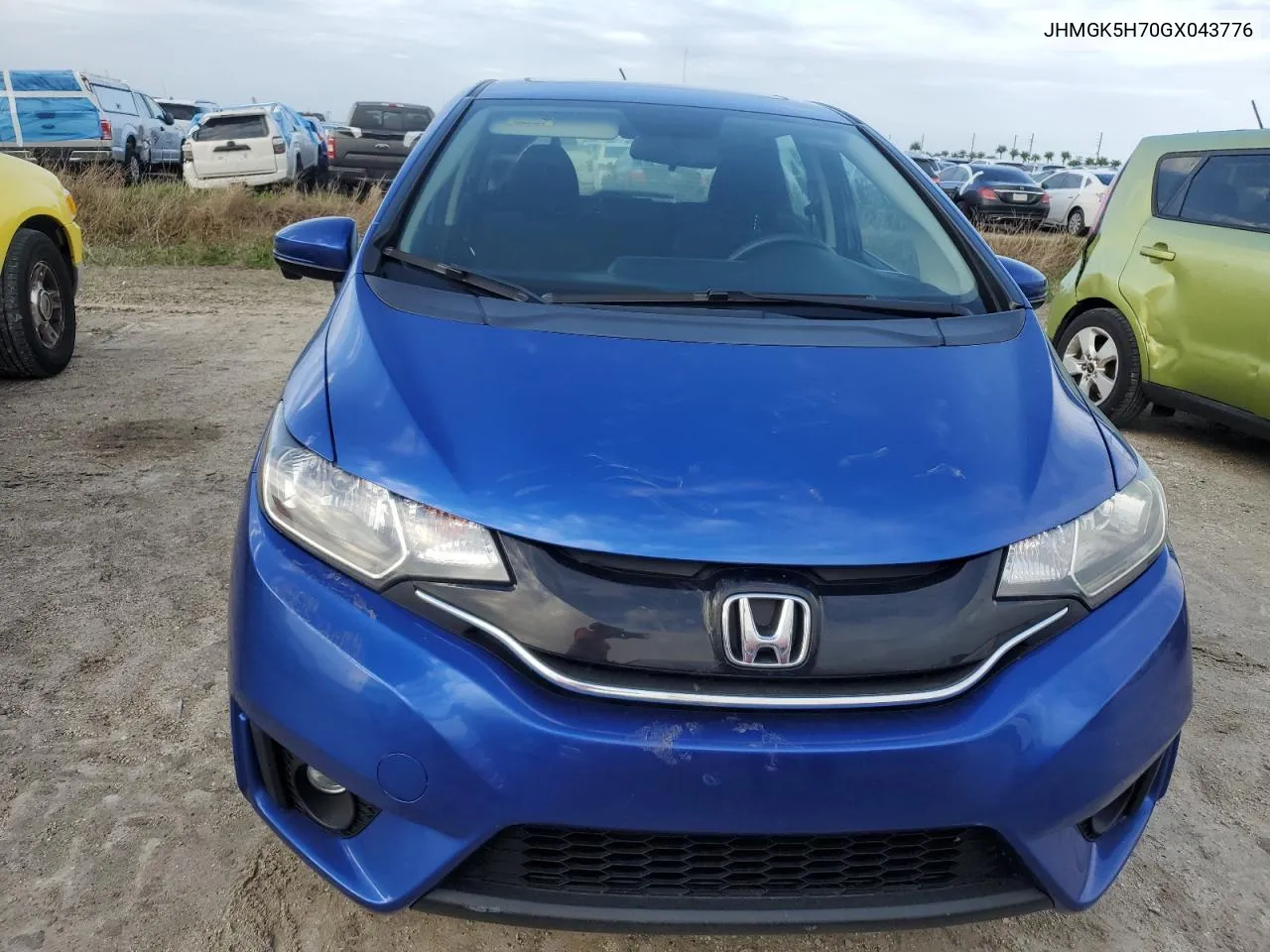 2016 Honda Fit Ex VIN: JHMGK5H70GX043776 Lot: 75359104