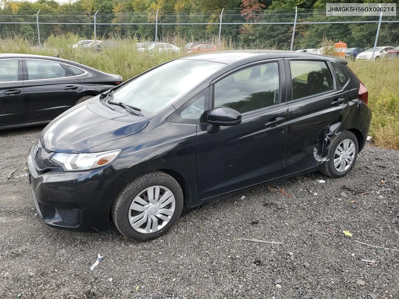 2016 Honda Fit Lx VIN: JHMGK5H56GX006214 Lot: 76111654