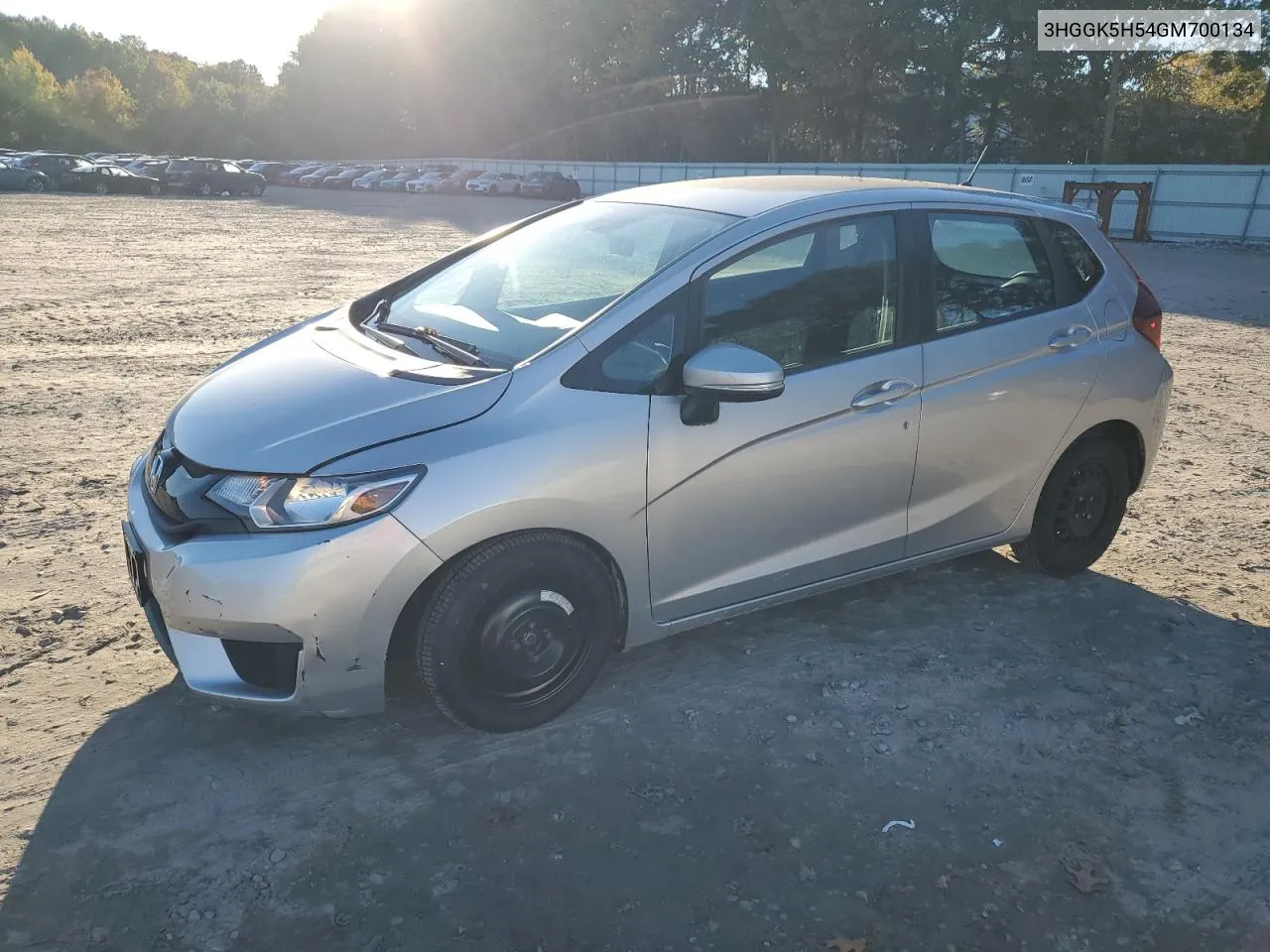 2016 Honda Fit Lx VIN: 3HGGK5H54GM700134 Lot: 76164804