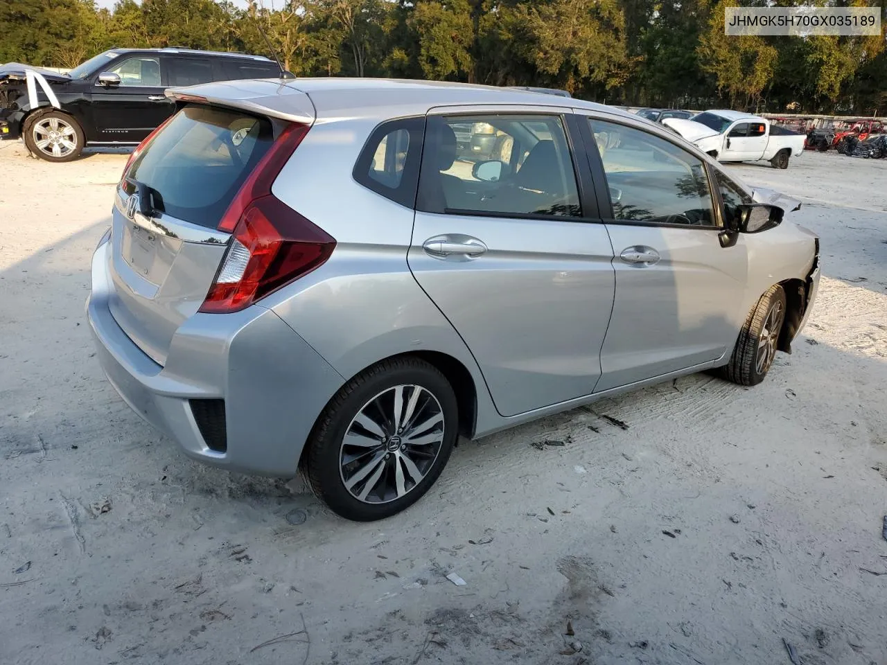 2016 Honda Fit Ex VIN: JHMGK5H70GX035189 Lot: 76381264