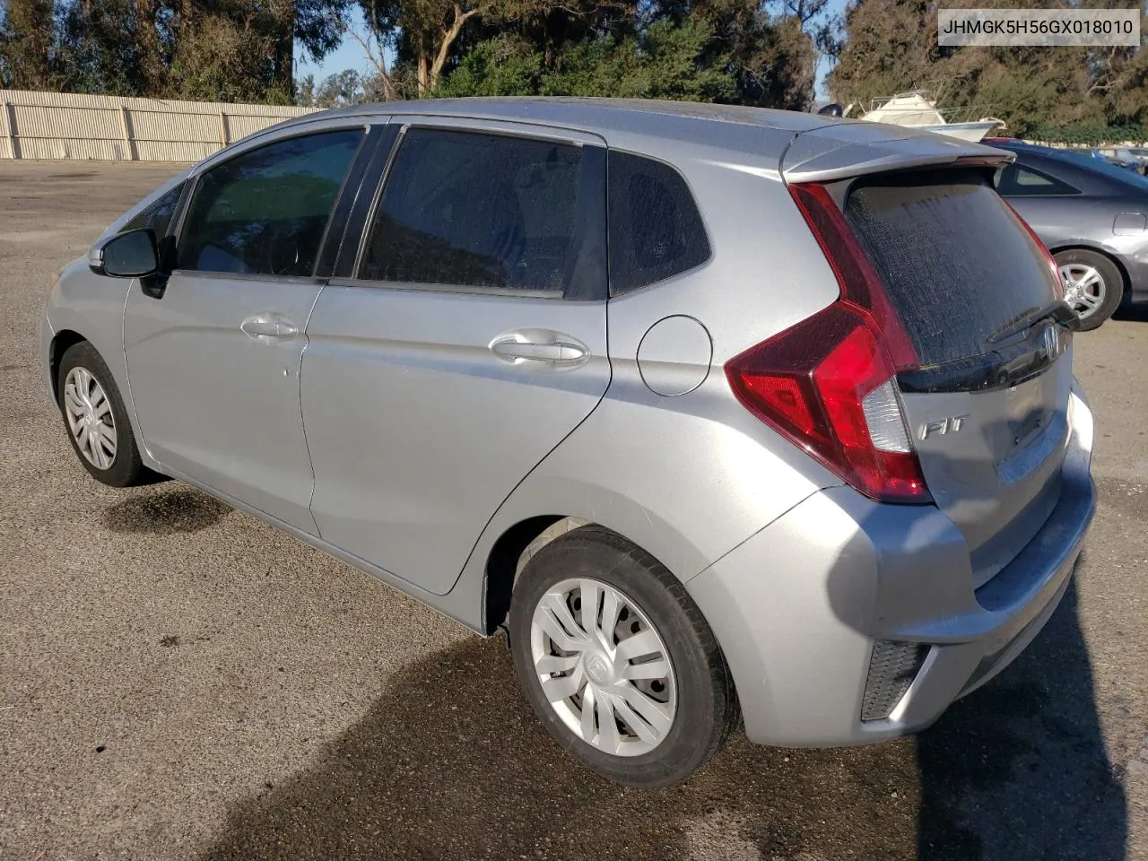 JHMGK5H56GX018010 2016 Honda Fit Lx