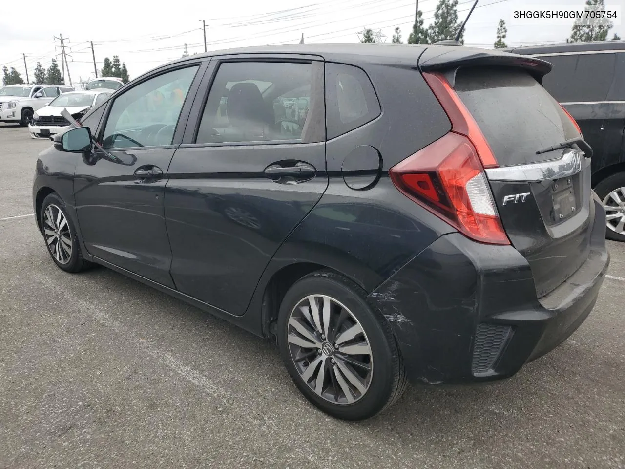 2016 Honda Fit Ex VIN: 3HGGK5H90GM705754 Lot: 76627204