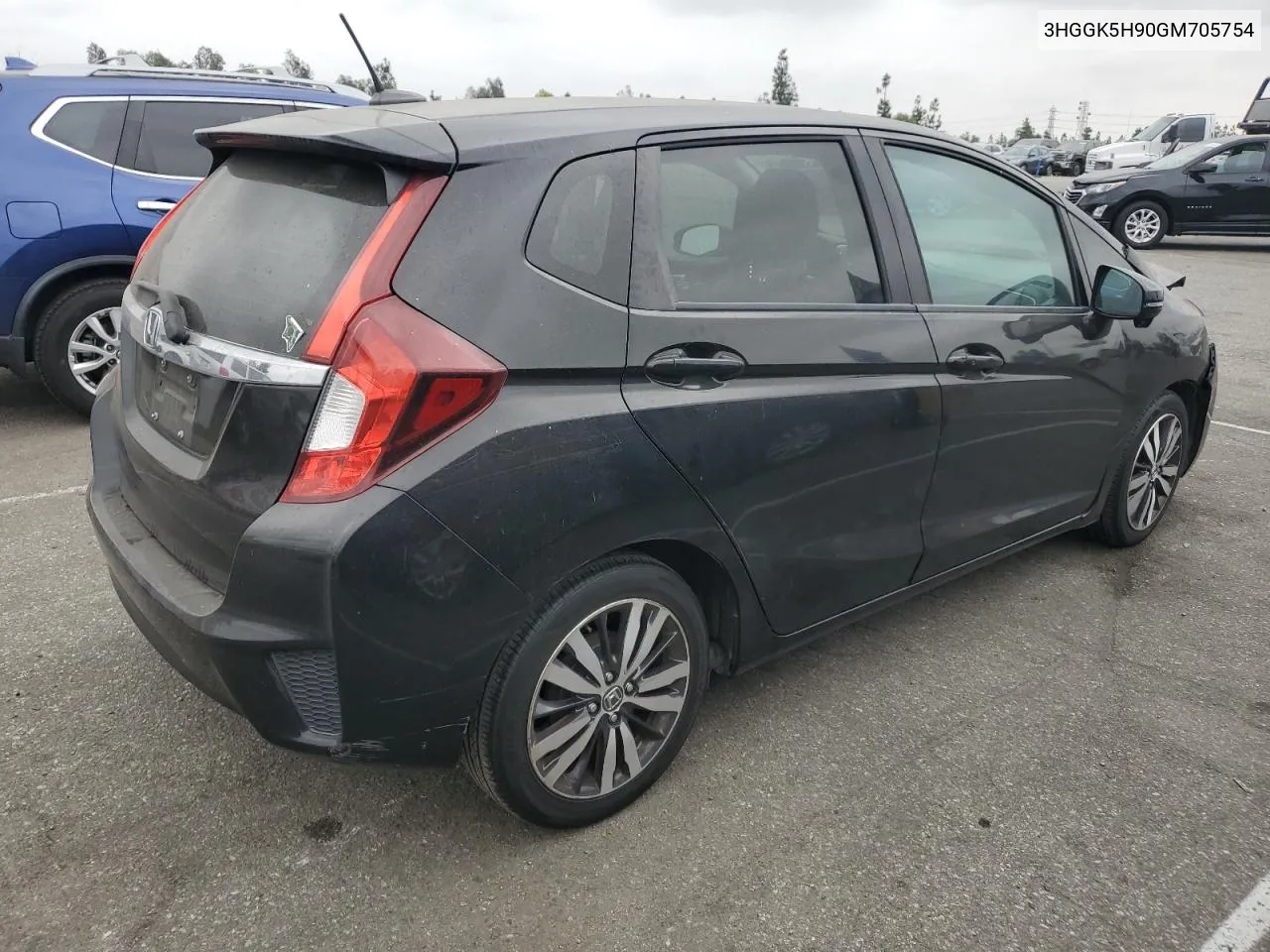 2016 Honda Fit Ex VIN: 3HGGK5H90GM705754 Lot: 76627204