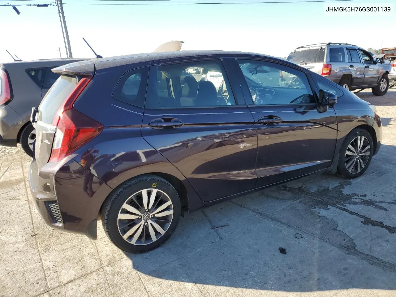 2016 Honda Fit Ex VIN: JHMGK5H76GS001139 Lot: 76745754