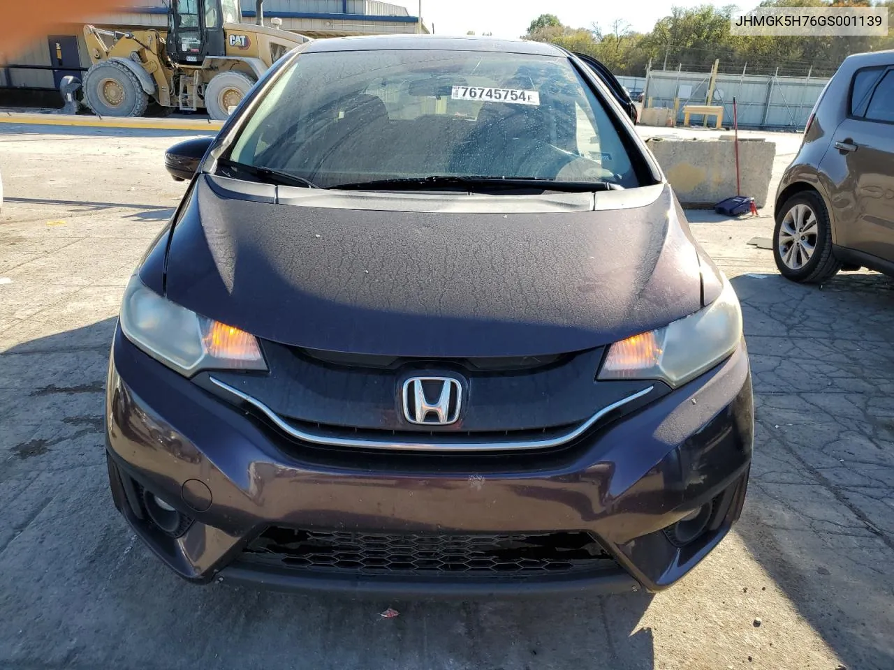 2016 Honda Fit Ex VIN: JHMGK5H76GS001139 Lot: 76745754