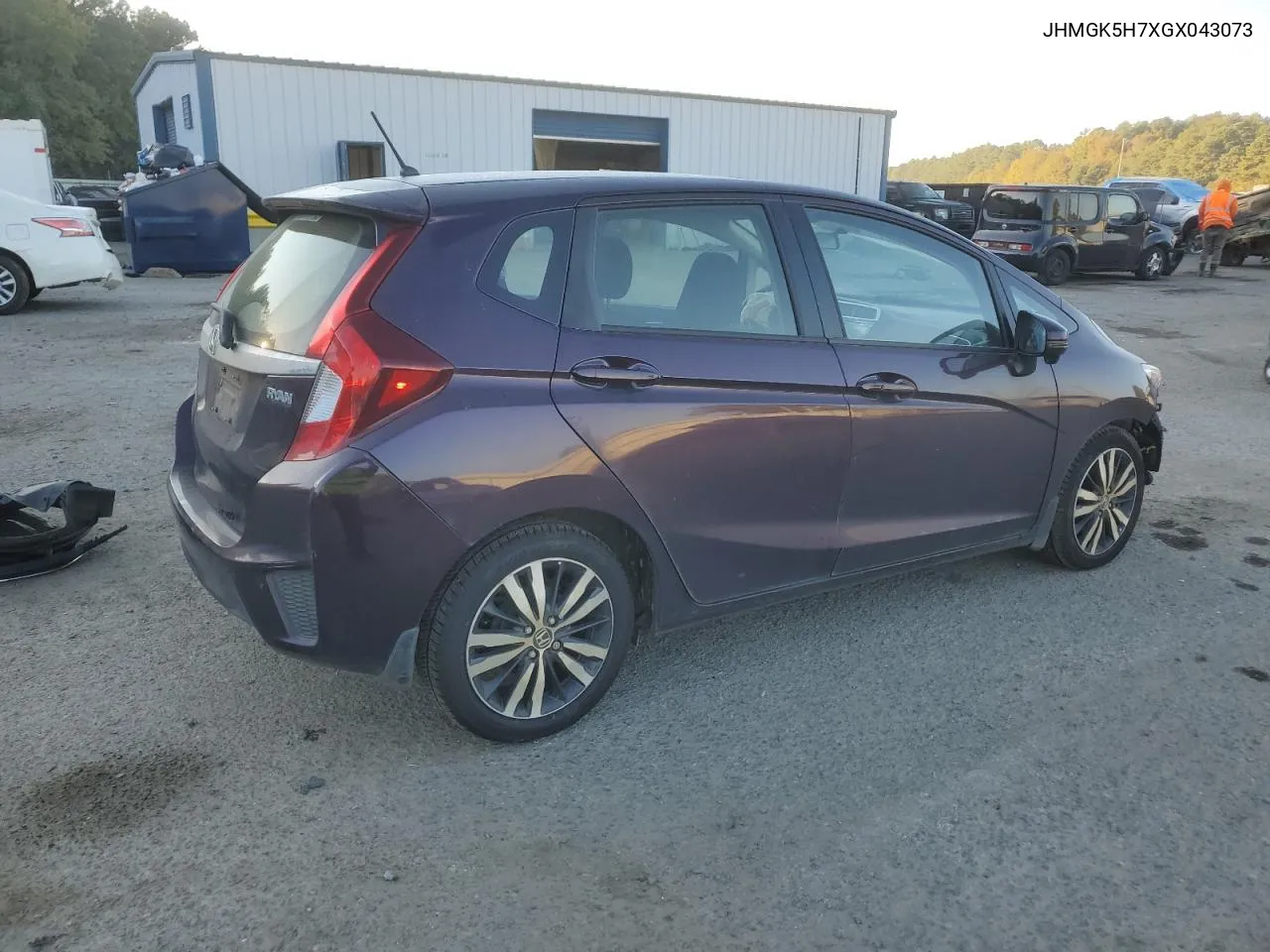 2016 Honda Fit Ex VIN: JHMGK5H7XGX043073 Lot: 76944444