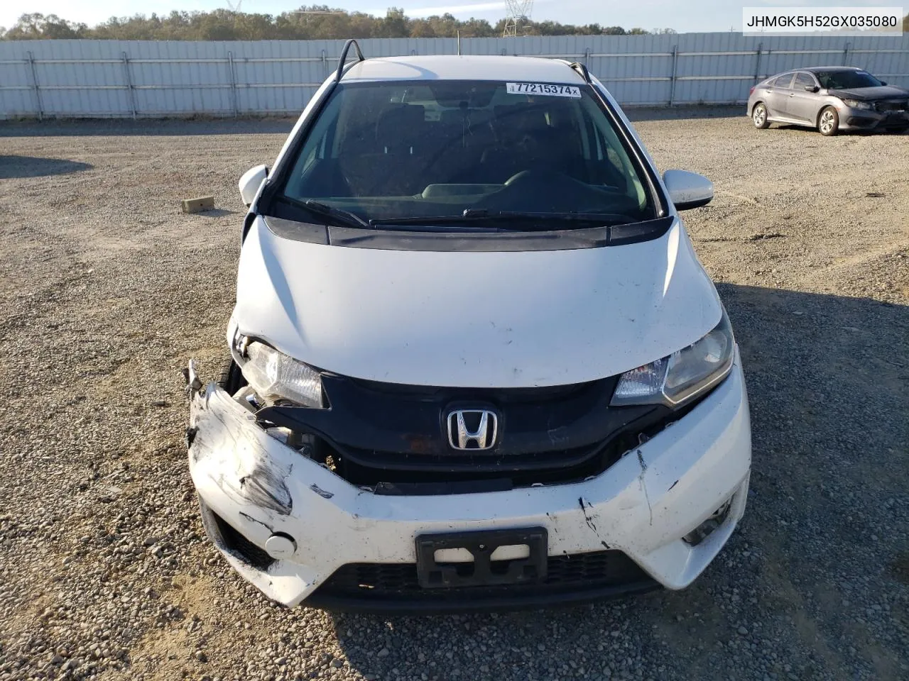 2016 Honda Fit Lx VIN: JHMGK5H52GX035080 Lot: 77215374