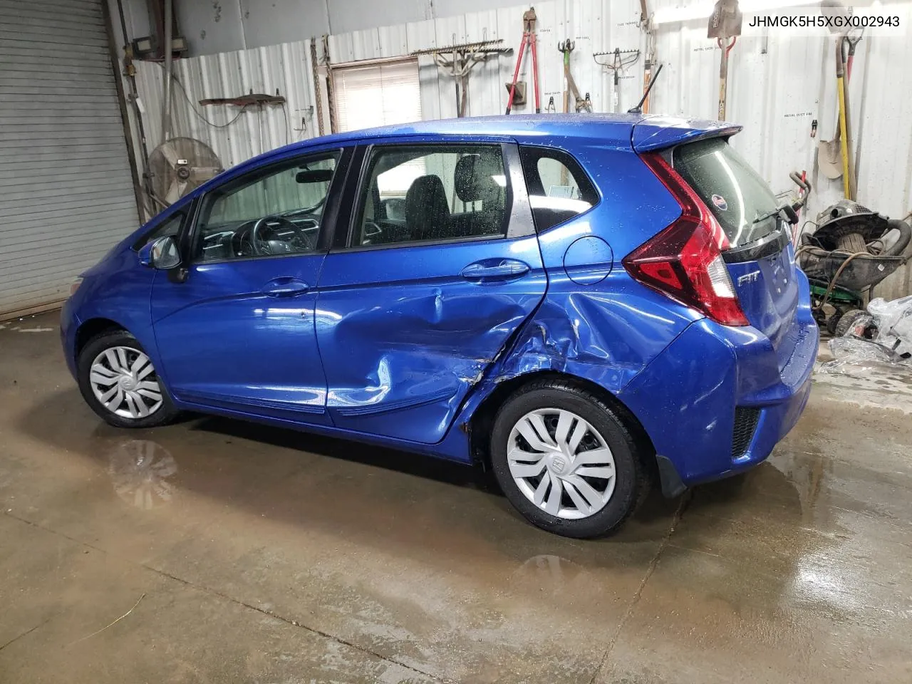 2016 Honda Fit Lx VIN: JHMGK5H5XGX002943 Lot: 77462694