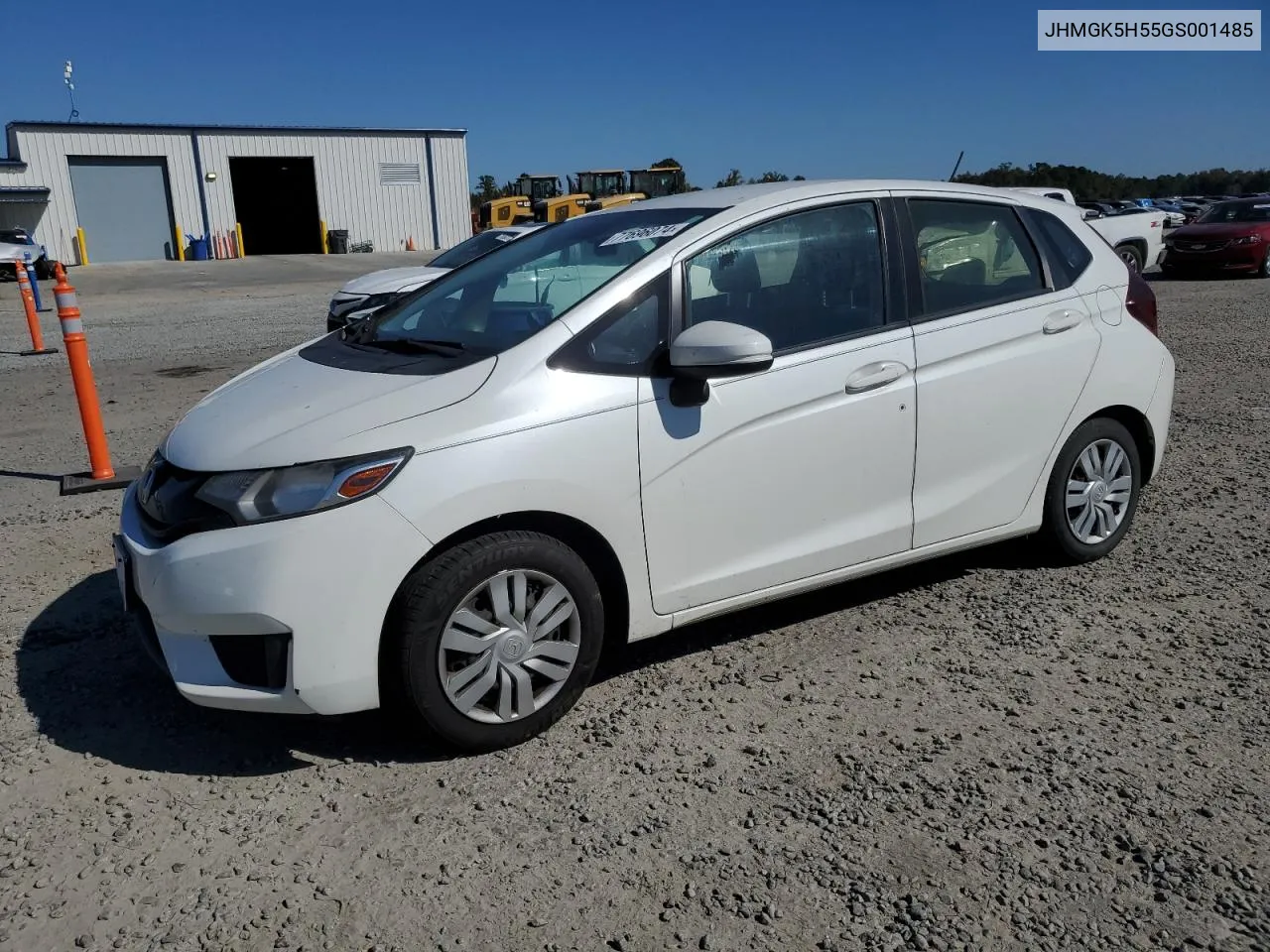 2016 Honda Fit Lx VIN: JHMGK5H55GS001485 Lot: 77696074