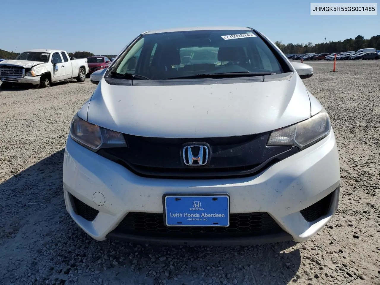 2016 Honda Fit Lx VIN: JHMGK5H55GS001485 Lot: 77696074