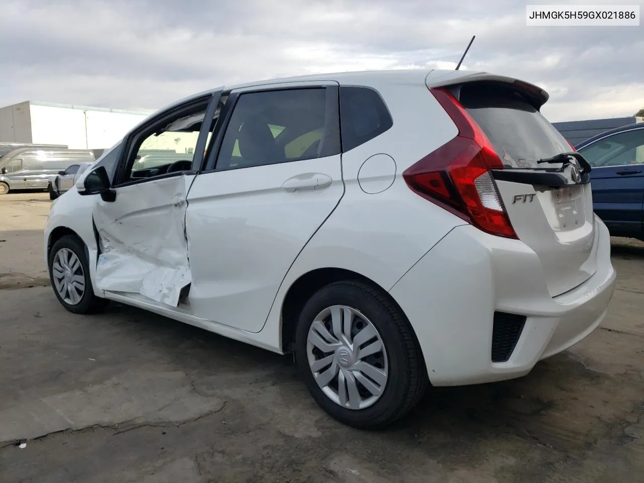 2016 Honda Fit Lx VIN: JHMGK5H59GX021886 Lot: 77909644