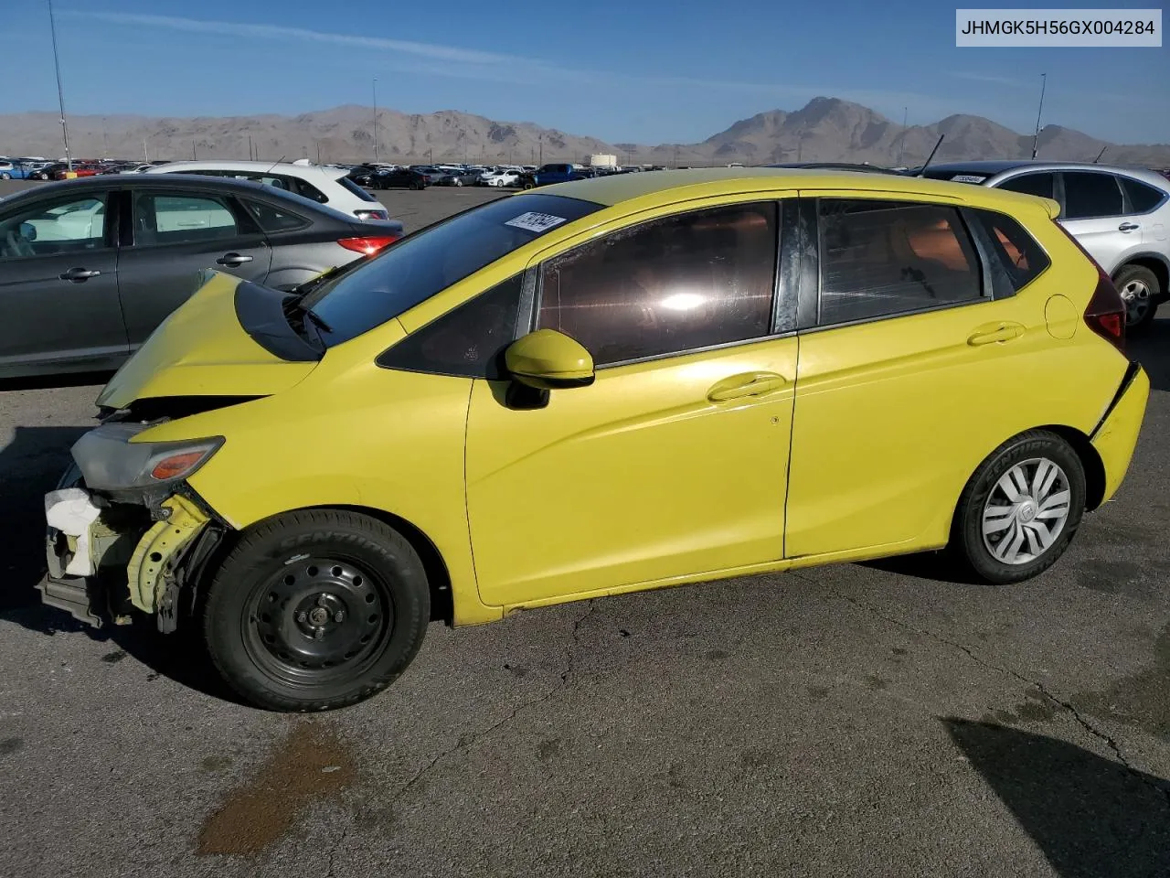 2016 Honda Fit Lx VIN: JHMGK5H56GX004284 Lot: 77979544