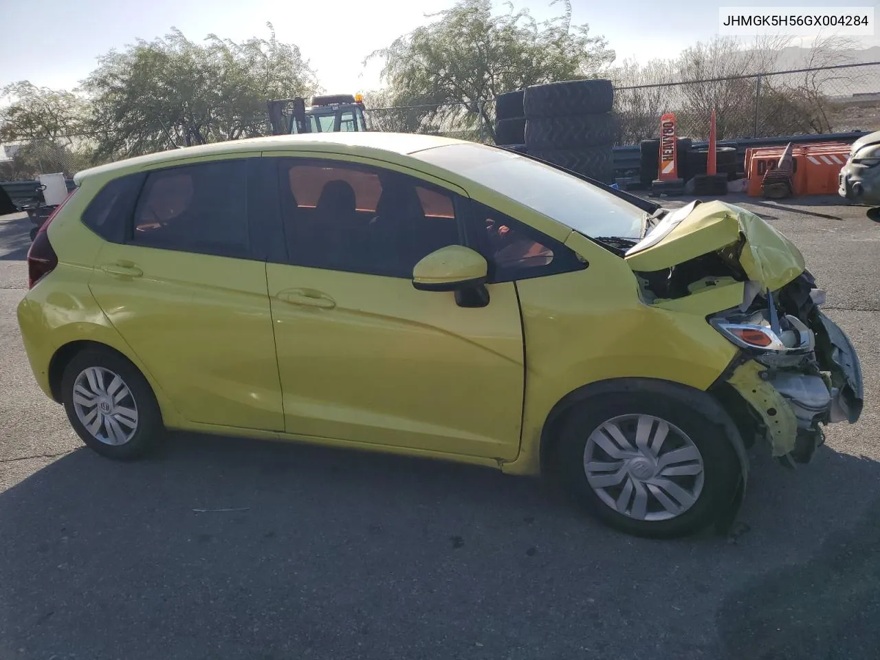 2016 Honda Fit Lx VIN: JHMGK5H56GX004284 Lot: 77979544