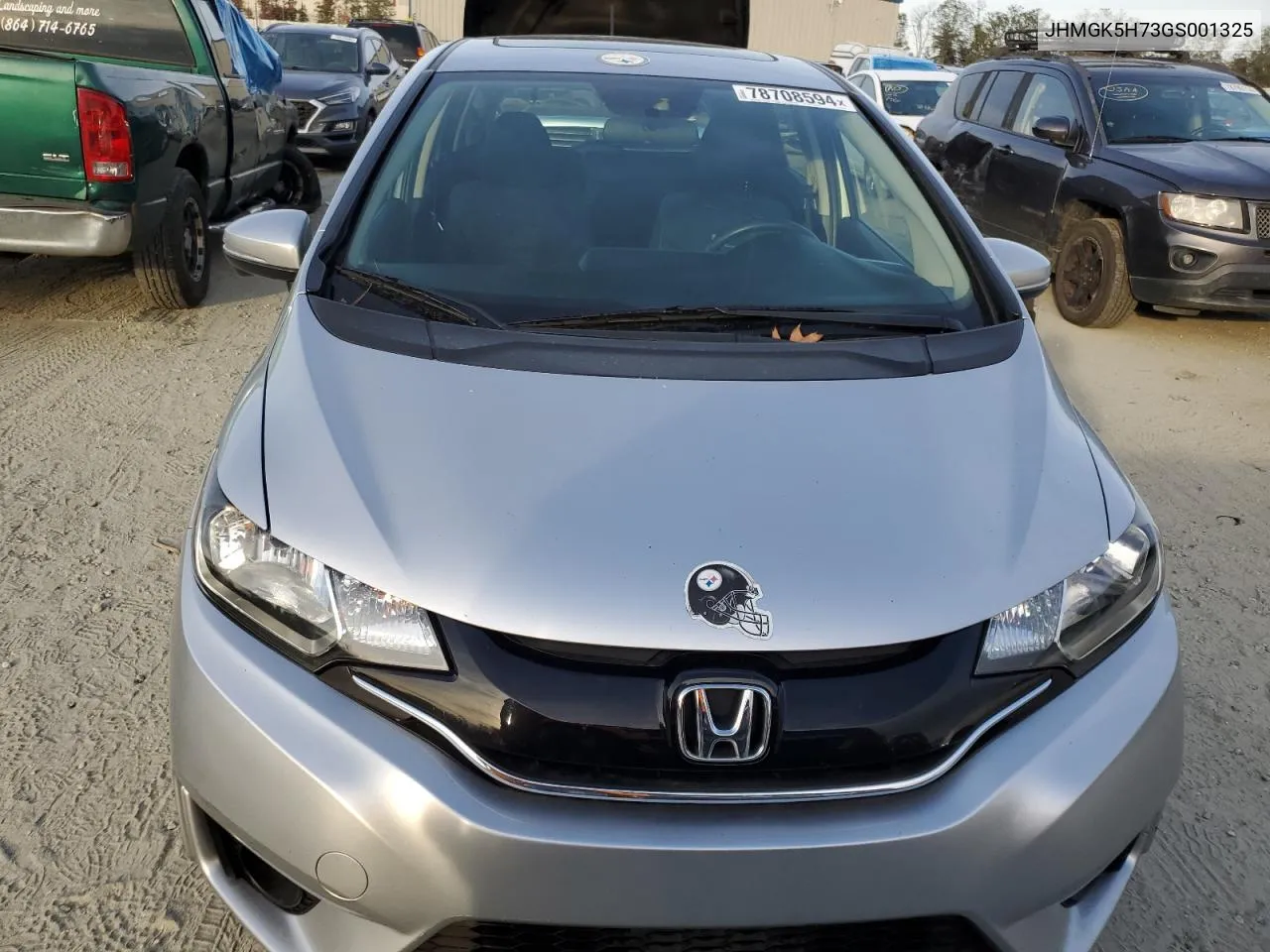 2016 Honda Fit Ex VIN: JHMGK5H73GS001325 Lot: 78708594