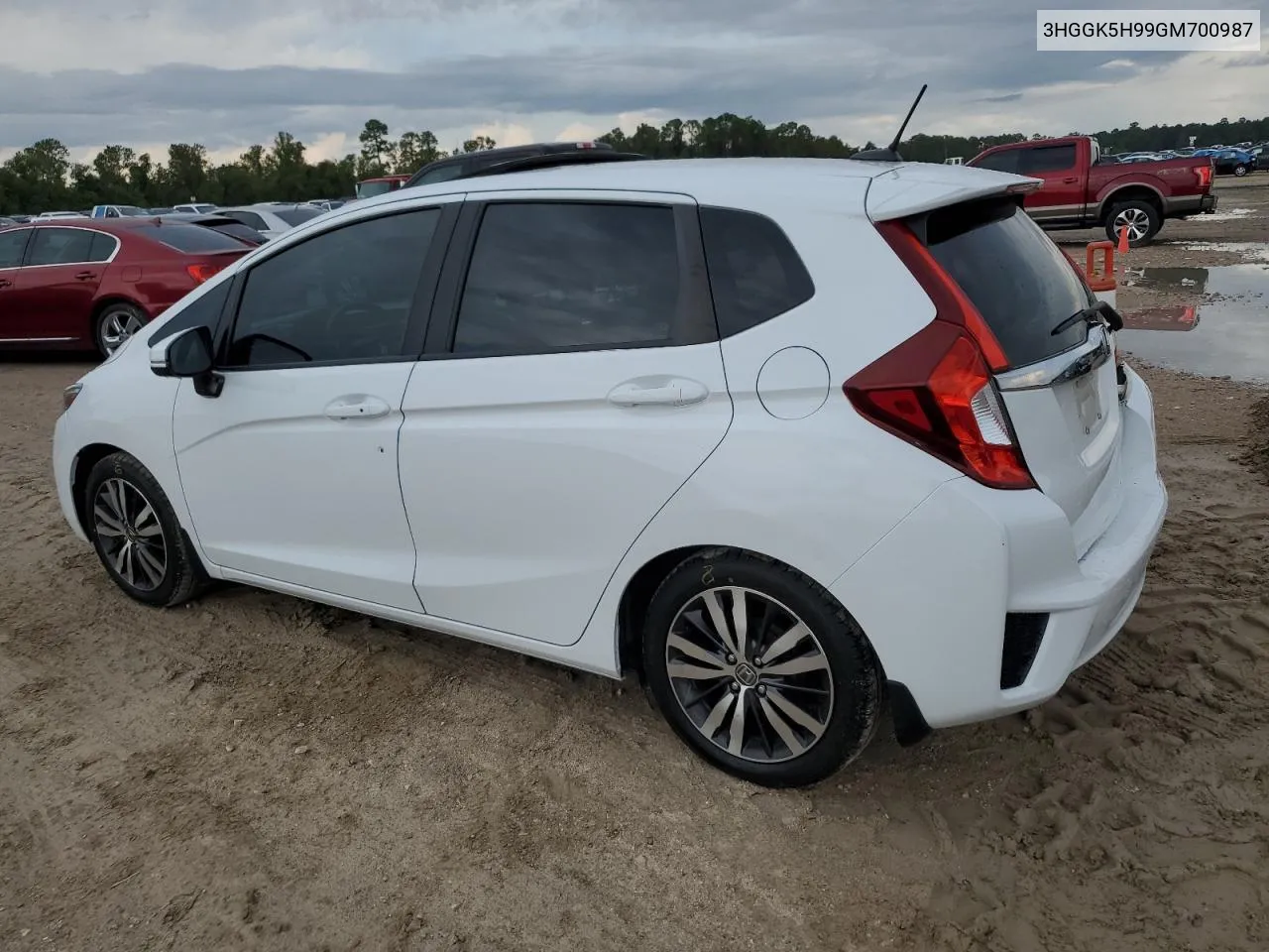 2016 Honda Fit Ex VIN: 3HGGK5H99GM700987 Lot: 78750704