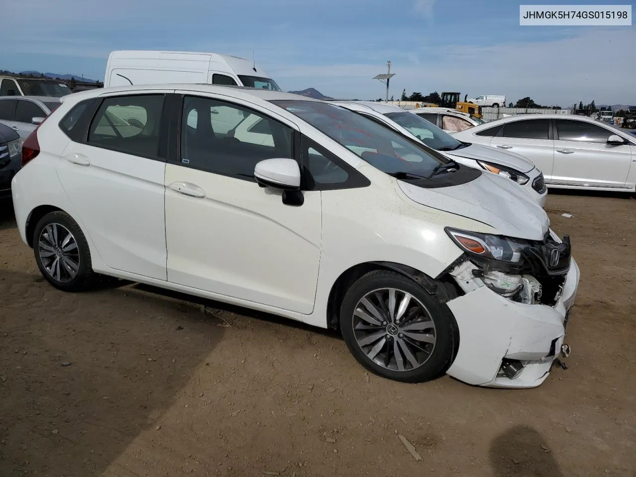 2016 Honda Fit Ex VIN: JHMGK5H74GS015198 Lot: 78891814