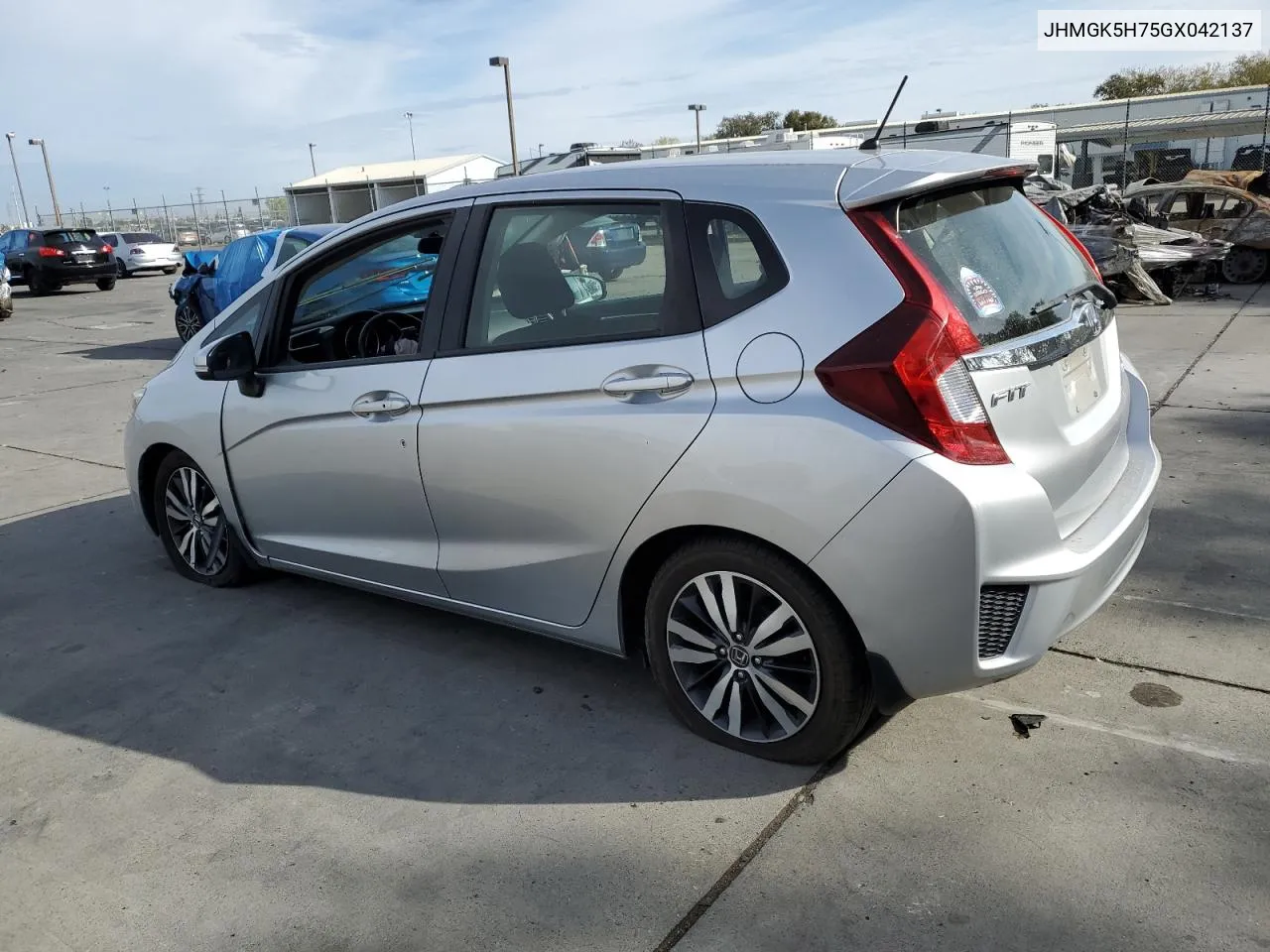 2016 Honda Fit Ex VIN: JHMGK5H75GX042137 Lot: 78941944