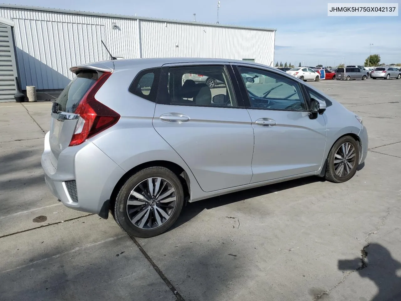 2016 Honda Fit Ex VIN: JHMGK5H75GX042137 Lot: 78941944