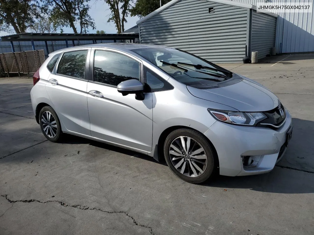 2016 Honda Fit Ex VIN: JHMGK5H75GX042137 Lot: 78941944