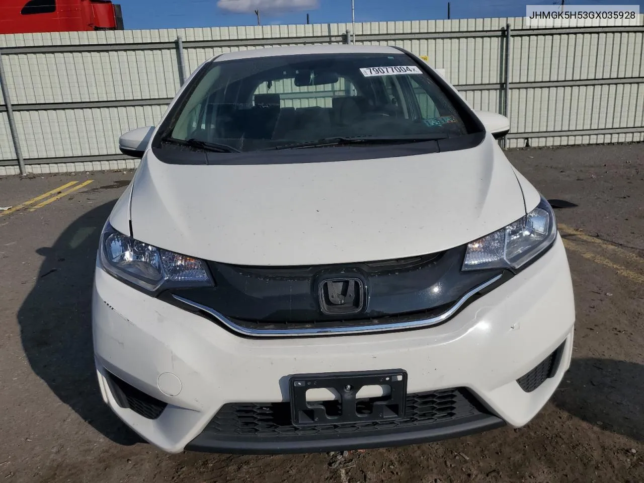 2016 Honda Fit Lx VIN: JHMGK5H53GX035928 Lot: 79077004