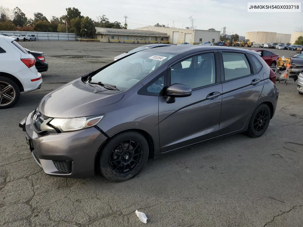 2016 Honda Fit Lx VIN: JHMGK5H54GX033718 Lot: 79353594