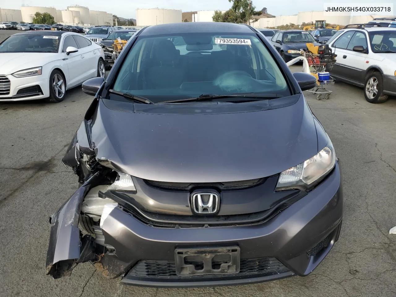 2016 Honda Fit Lx VIN: JHMGK5H54GX033718 Lot: 79353594