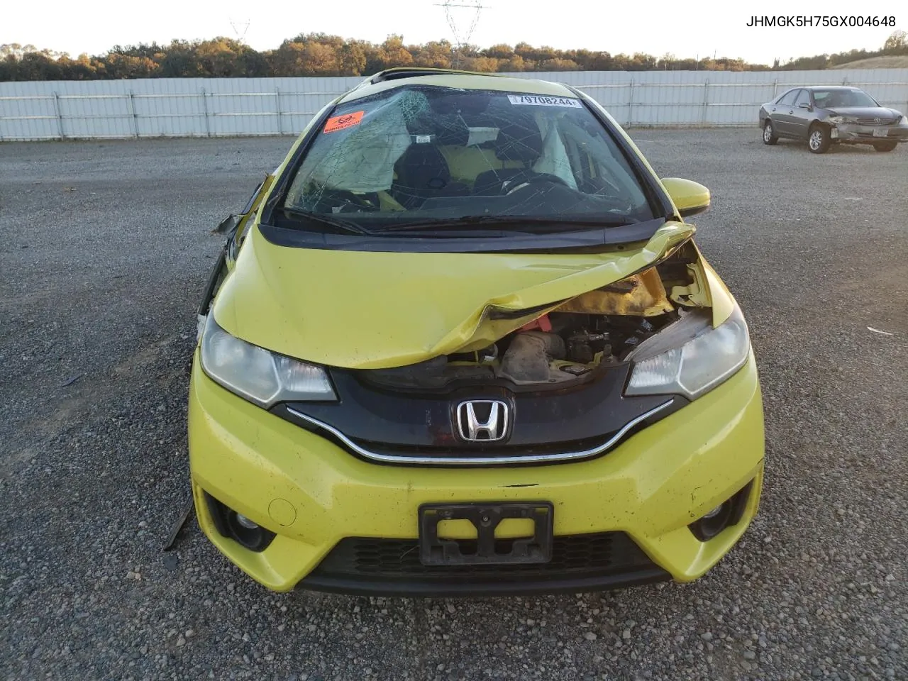 2016 Honda Fit Ex VIN: JHMGK5H75GX004648 Lot: 79708244