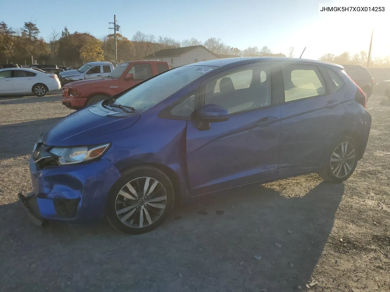 2016 Honda Fit Ex VIN: JHMGK5H7XGX014253 Lot: 79867274