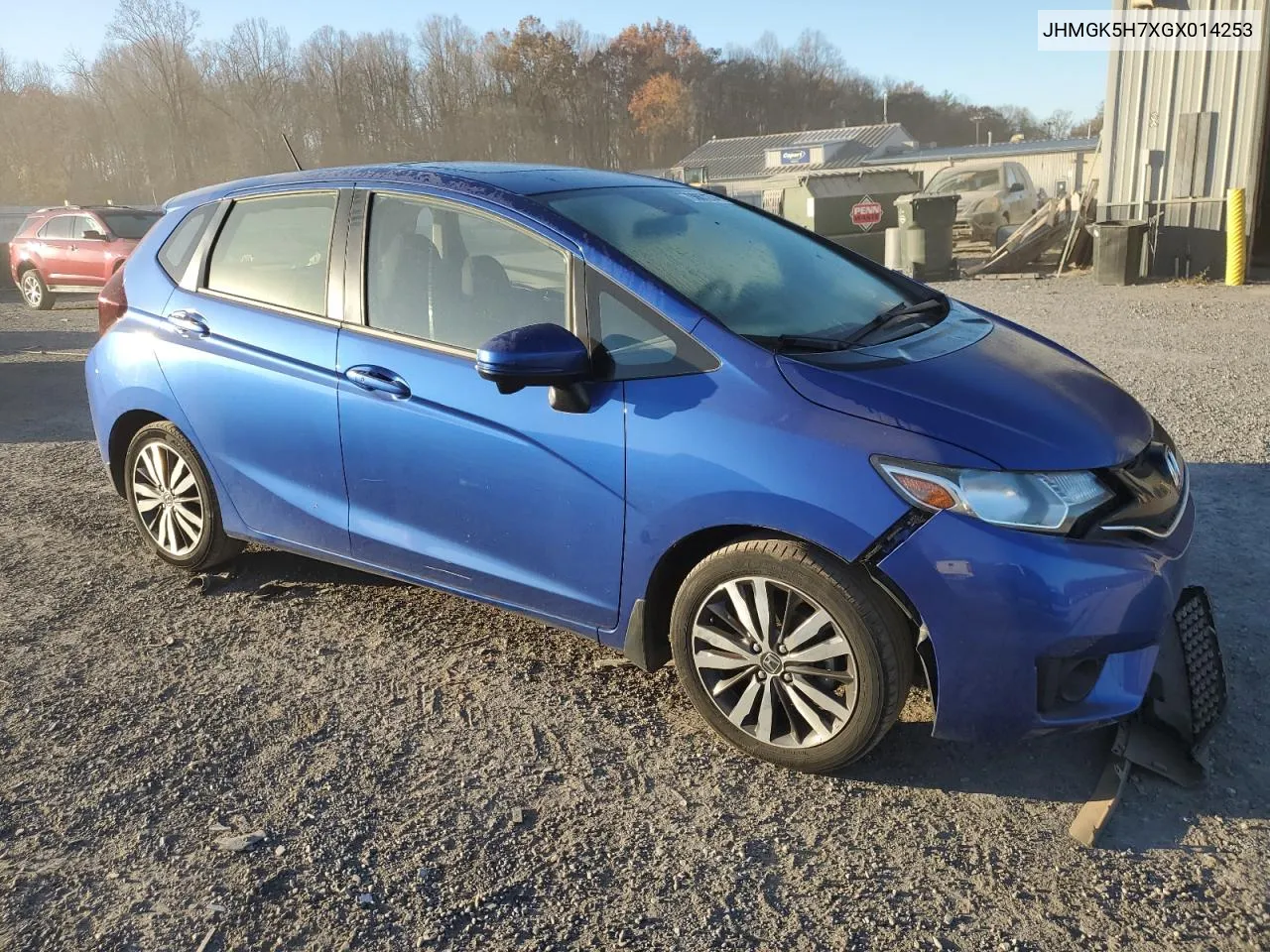 2016 Honda Fit Ex VIN: JHMGK5H7XGX014253 Lot: 79867274