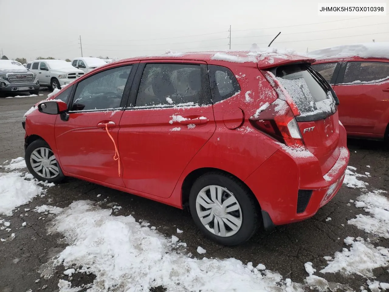 2016 Honda Fit Lx VIN: JHMGK5H57GX010398 Lot: 79965334