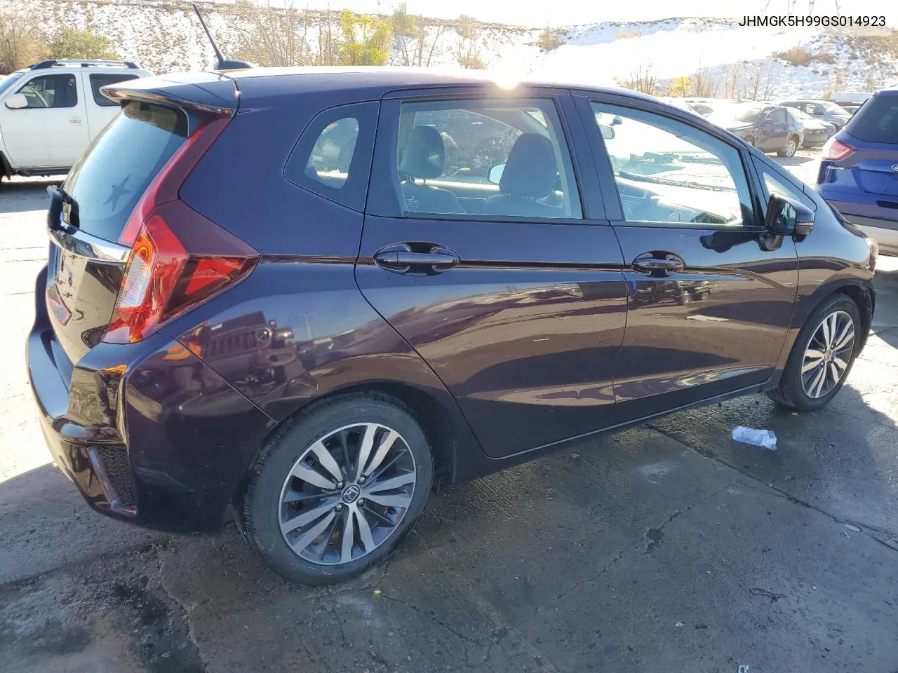 2016 Honda Fit Ex VIN: JHMGK5H99GS014923 Lot: 80281534