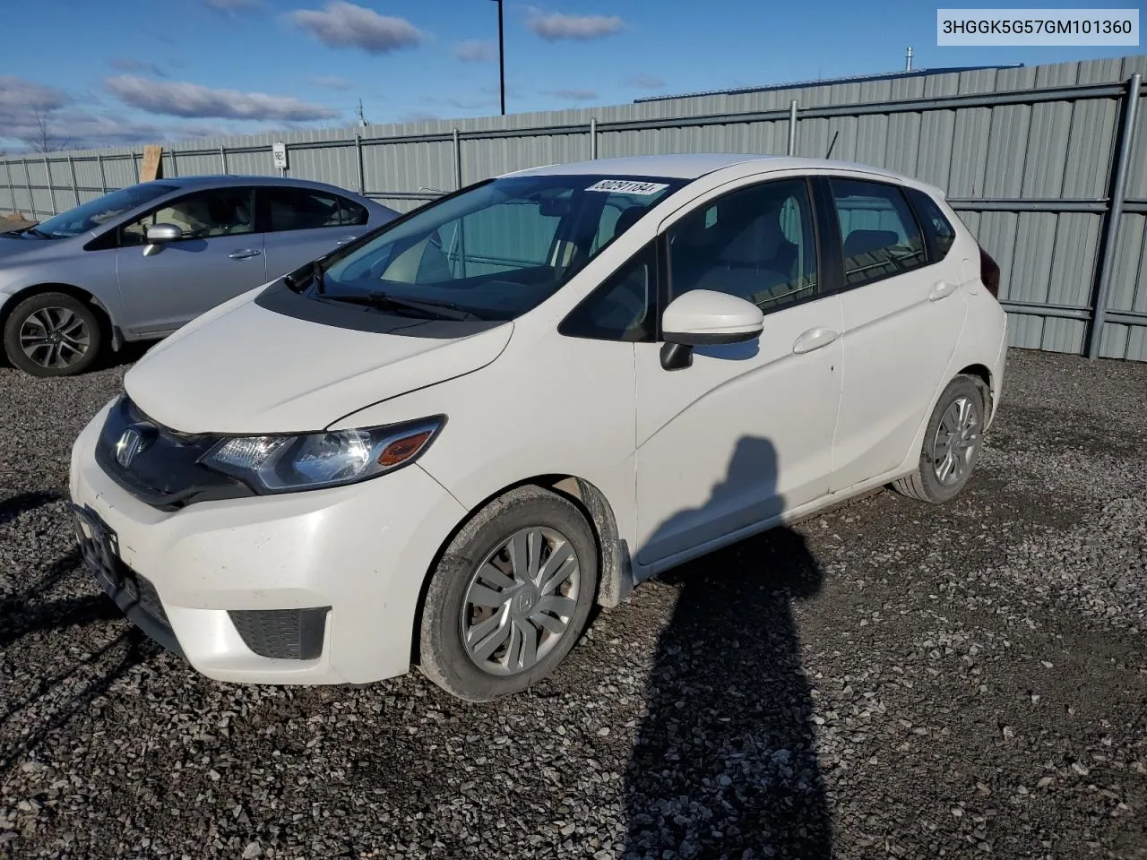 3HGGK5G57GM101360 2016 Honda Fit Lx