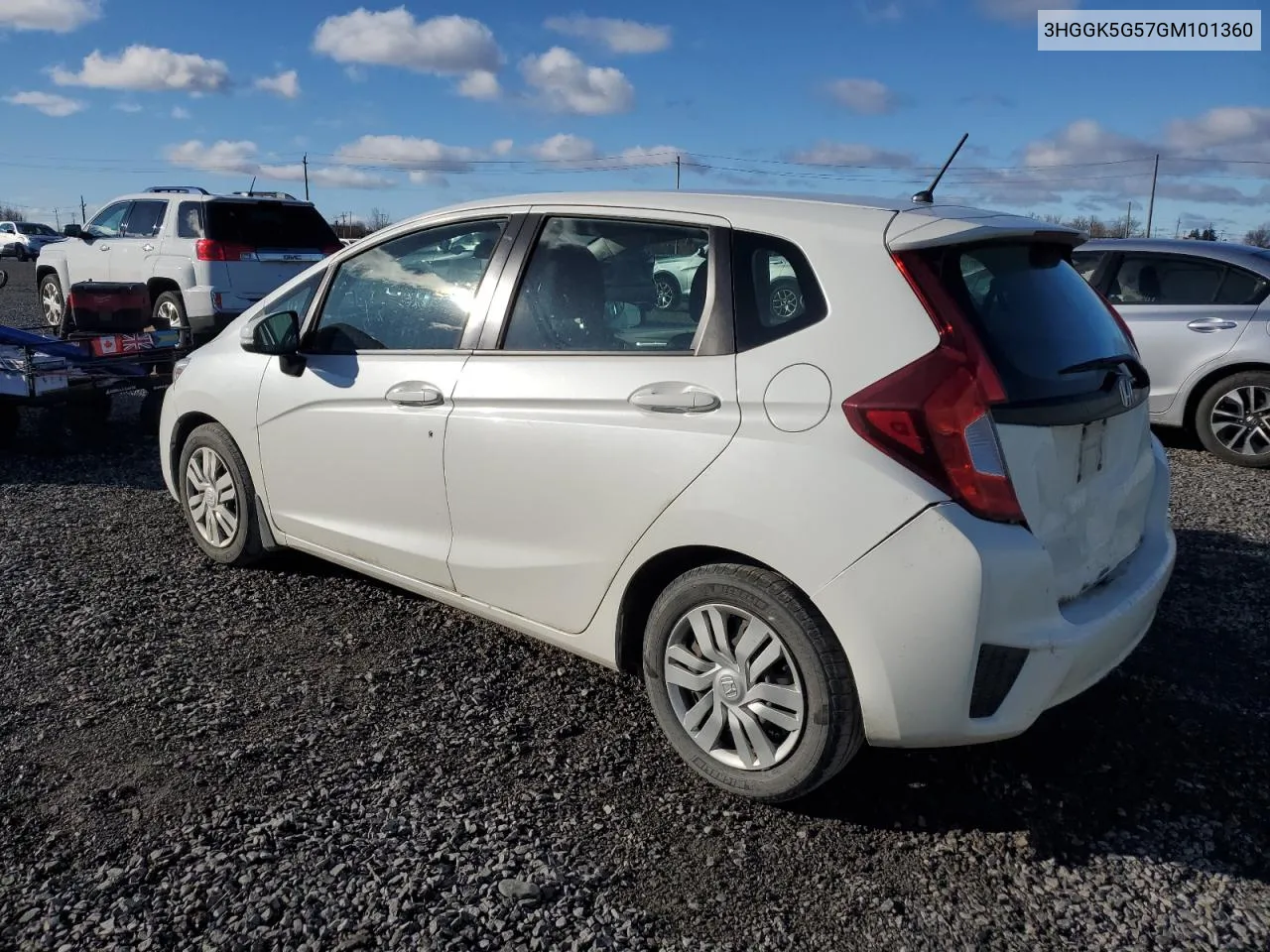 3HGGK5G57GM101360 2016 Honda Fit Lx