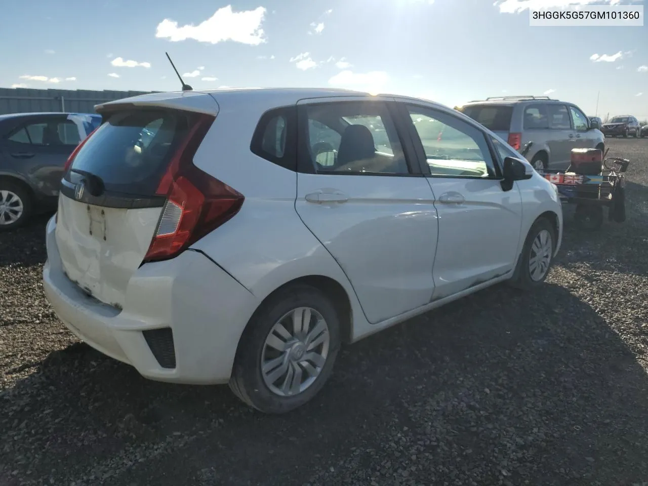 3HGGK5G57GM101360 2016 Honda Fit Lx