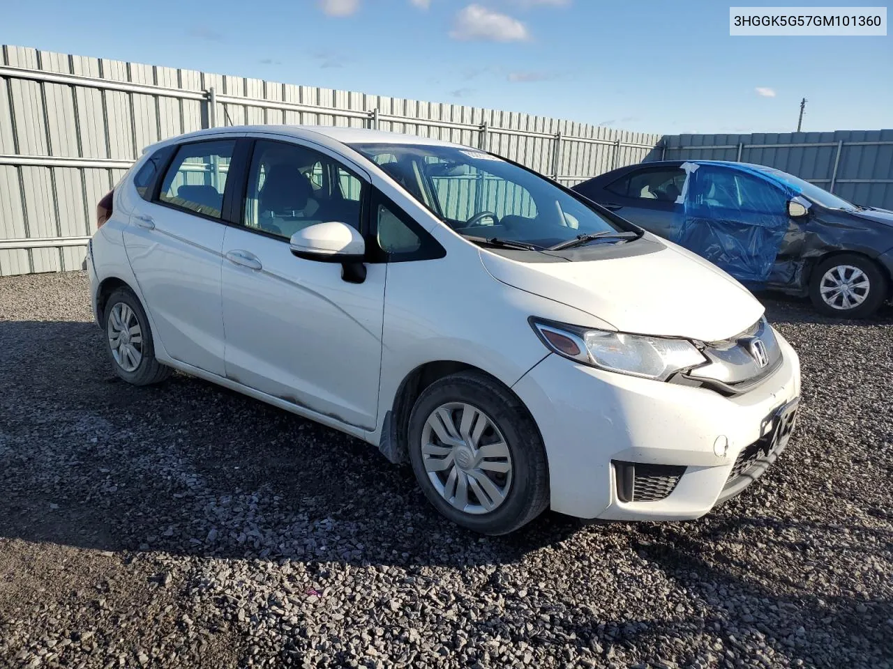 3HGGK5G57GM101360 2016 Honda Fit Lx