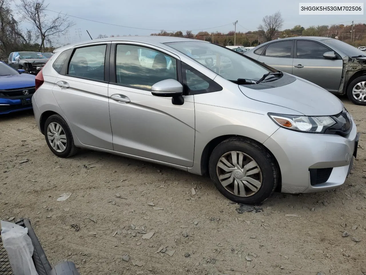 2016 Honda Fit Lx VIN: 3HGGK5H53GM702506 Lot: 81180204