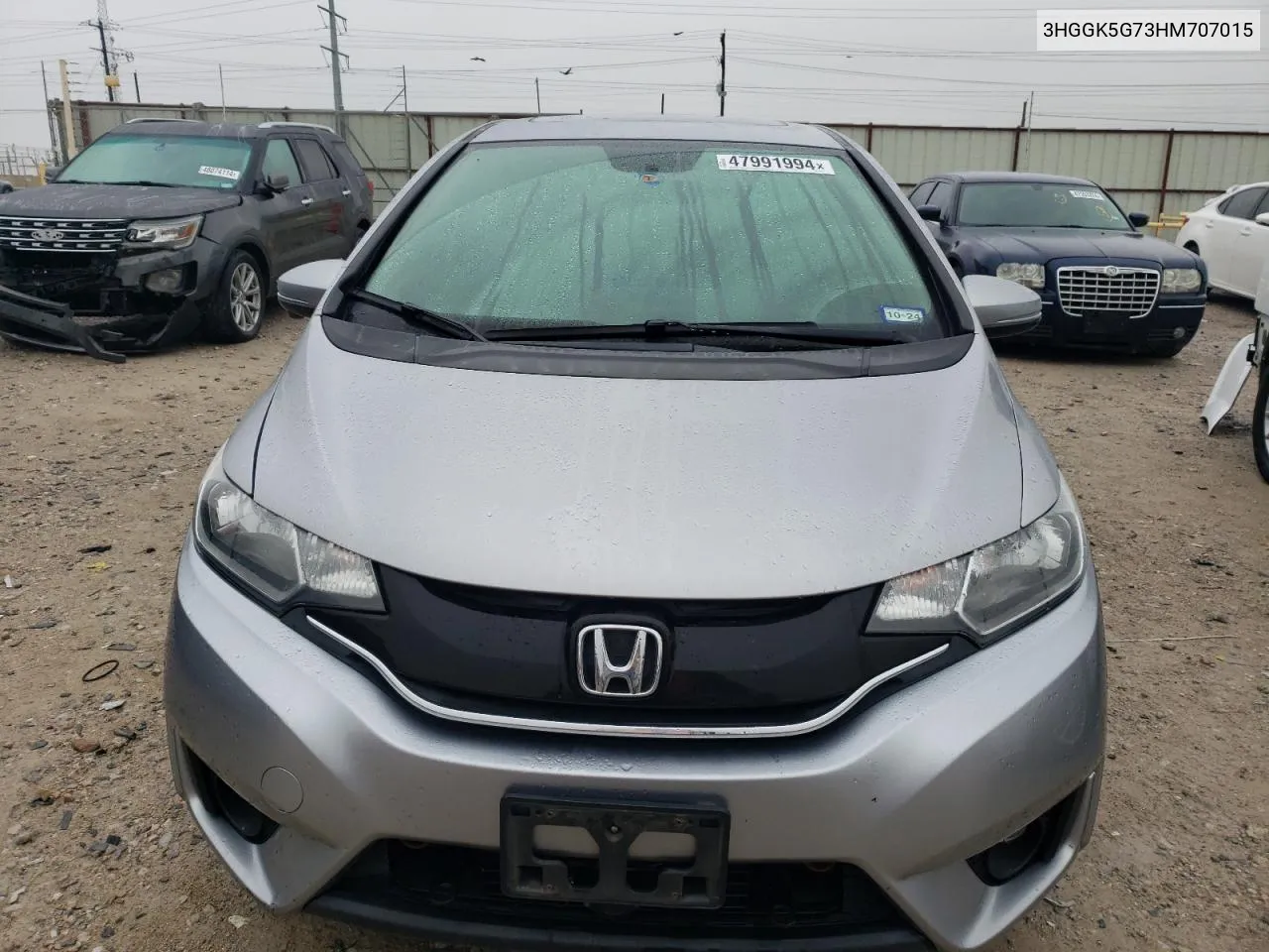 2017 Honda Fit Ex VIN: 3HGGK5G73HM707015 Lot: 47991994