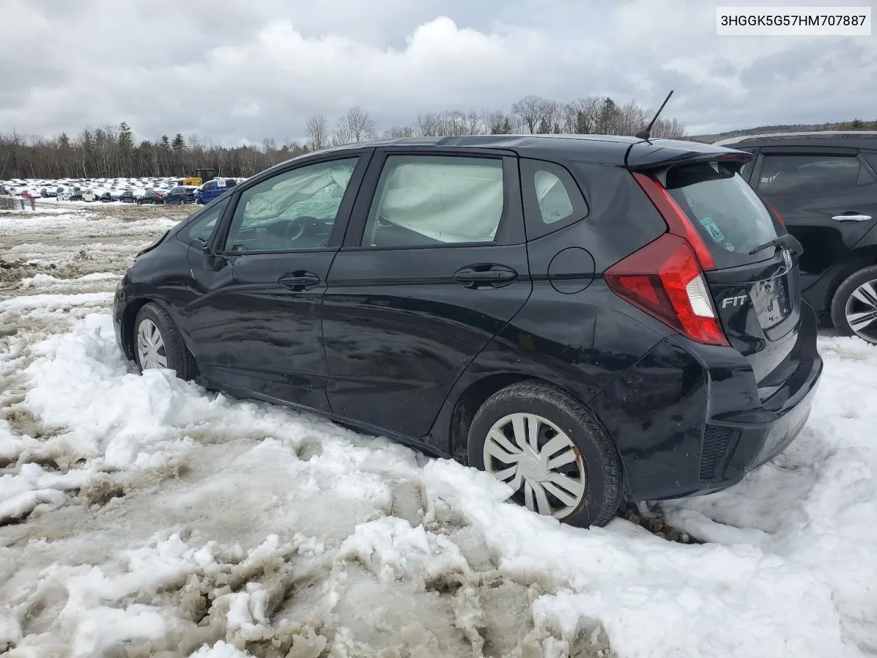 2017 Honda Fit Lx VIN: 3HGGK5G57HM707887 Lot: 48612914