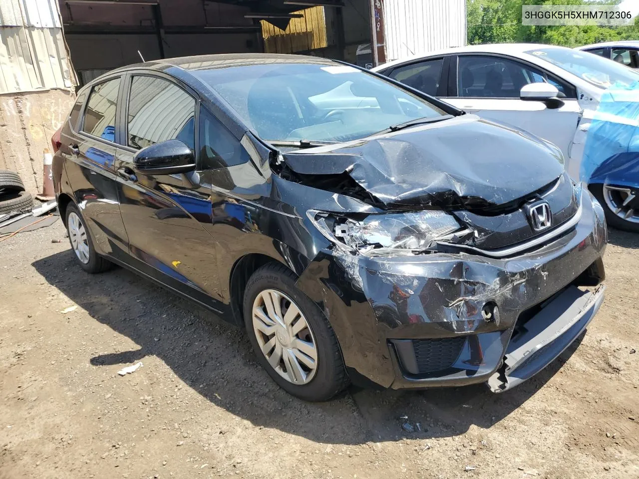 2017 Honda Fit Lx VIN: 3HGGK5H5XHM712306 Lot: 61333884