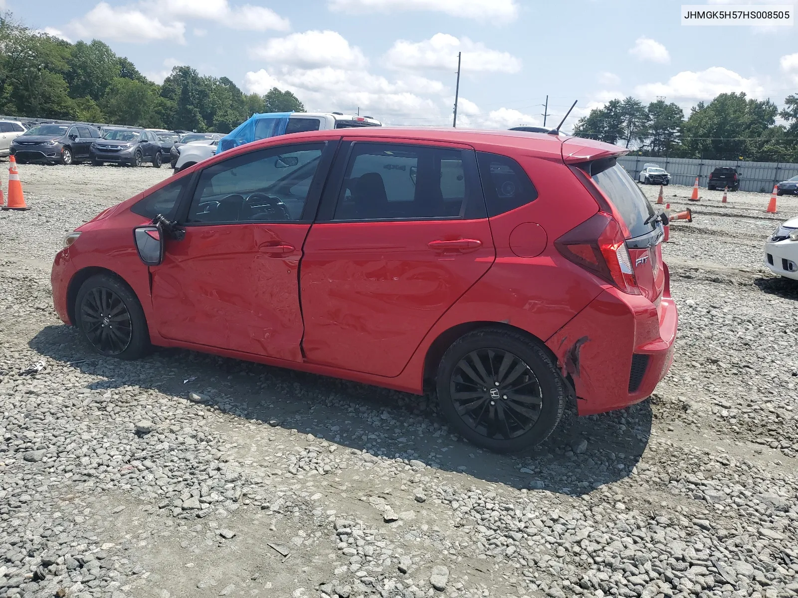 2017 Honda Fit Lx VIN: JHMGK5H57HS008505 Lot: 65359564