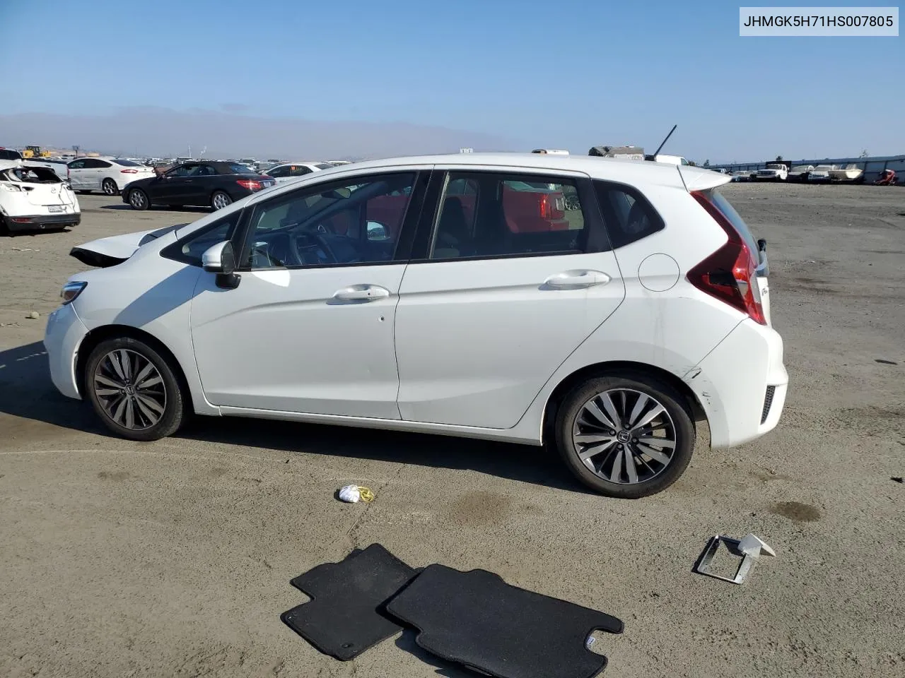 2017 Honda Fit Ex VIN: JHMGK5H71HS007805 Lot: 69704124