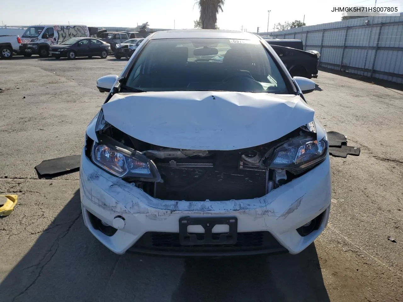 JHMGK5H71HS007805 2017 Honda Fit Ex