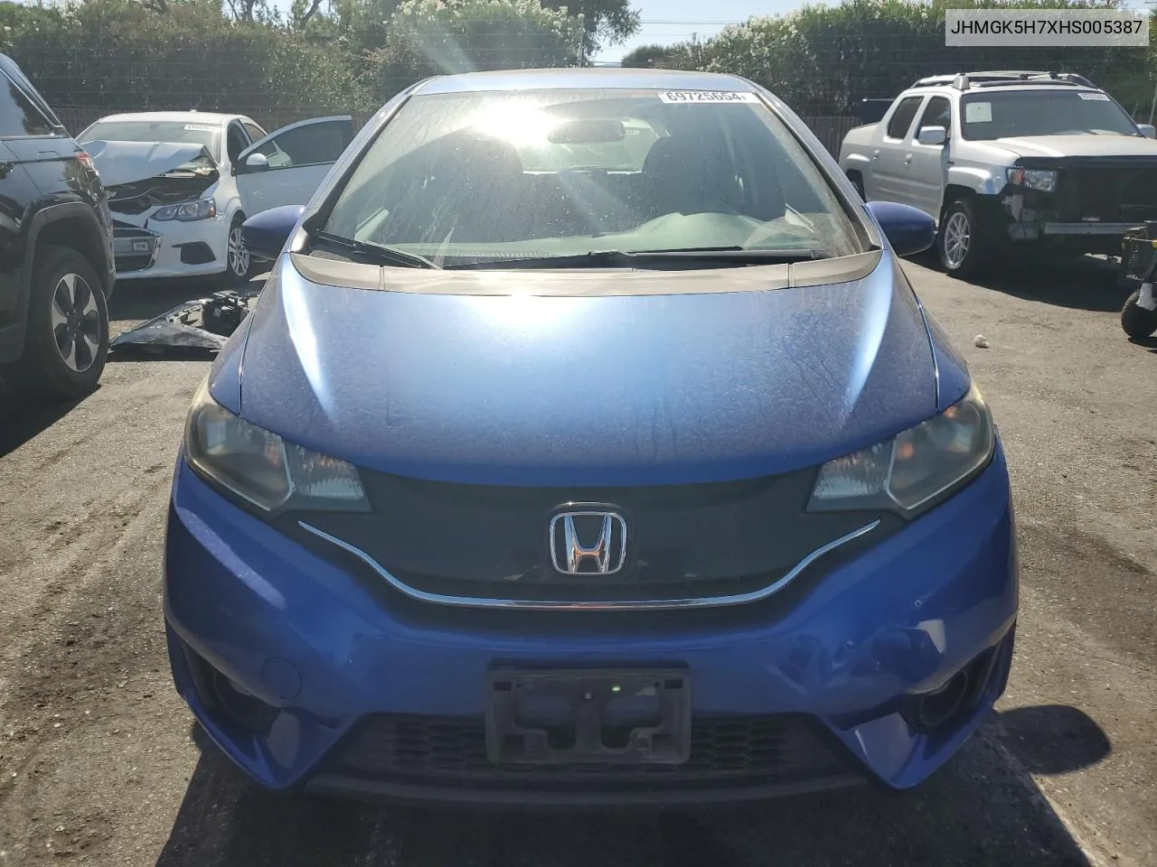 JHMGK5H7XHS005387 2017 Honda Fit Ex