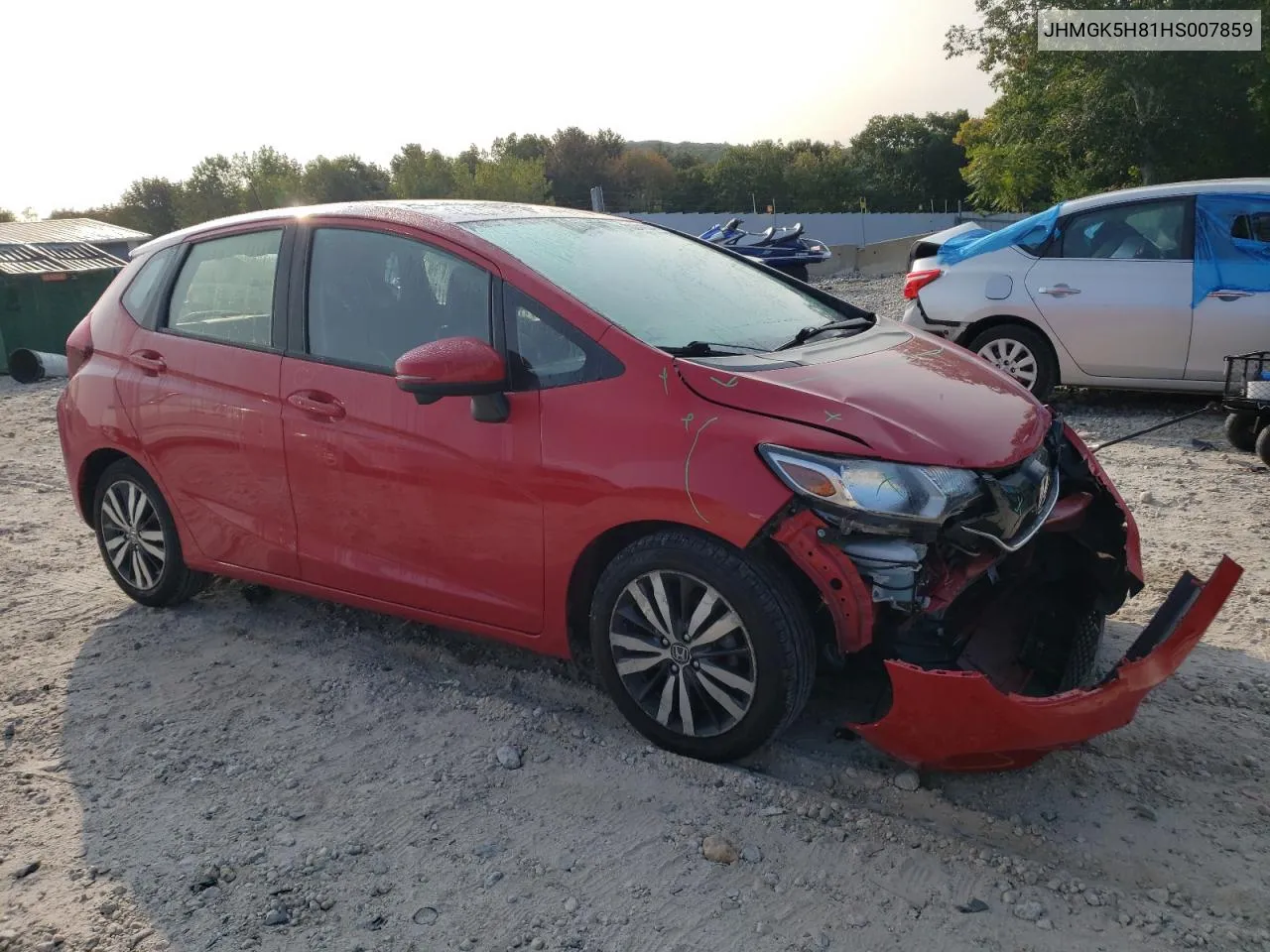 JHMGK5H81HS007859 2017 Honda Fit Ex